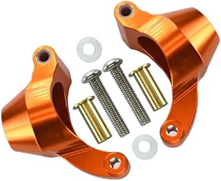 GPM for Tamiya TT02B & DF-02 Upgrade Parts Aluminum Rear Knuckle Arm - 1Pr Orange