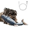 Floppy-Fish-Dog-Toy-Interactive-Dog-Toy-with-Moving-Tail-Extra-Skin-USB-Charged-Flopping-Fish-Toy-for-Dogs-up-to-30lb-Small-Dog-Toys-Interactive-for-Excercise-IQ-Machine-Washable-Cover USB Charged Flopping Fish Toy for Dogs