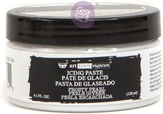Prima Marketing Finnabair Art Extravagance Icing Paste 120ml Jar-Frost/Pearl