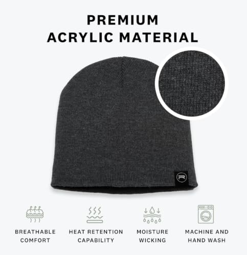 Image of Revony Evony Beanie Cap - Soft Knit Beanie Hat - Warm and Durable