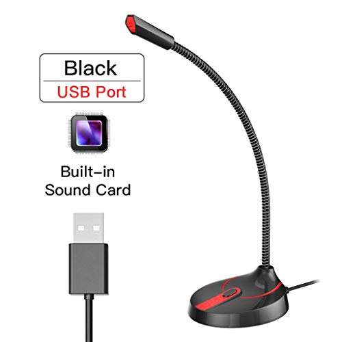 Microphone USB PC computer mic studio de bureau réglable 3.5mm - Style 1 - 3