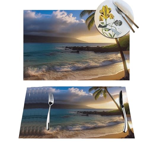 Sets de table lavables pour proteger la table des taches et de la chaleur