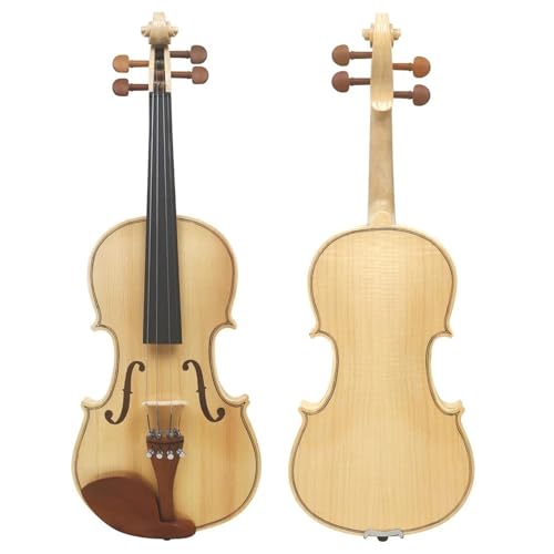 Violon acoustique massif érable instrument débutant avec accessoires