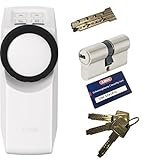 ABUS EC660 Profil-Doppelzylinder mit 3 +1 Antriebsschlüssel, mit Sicherungskarte
