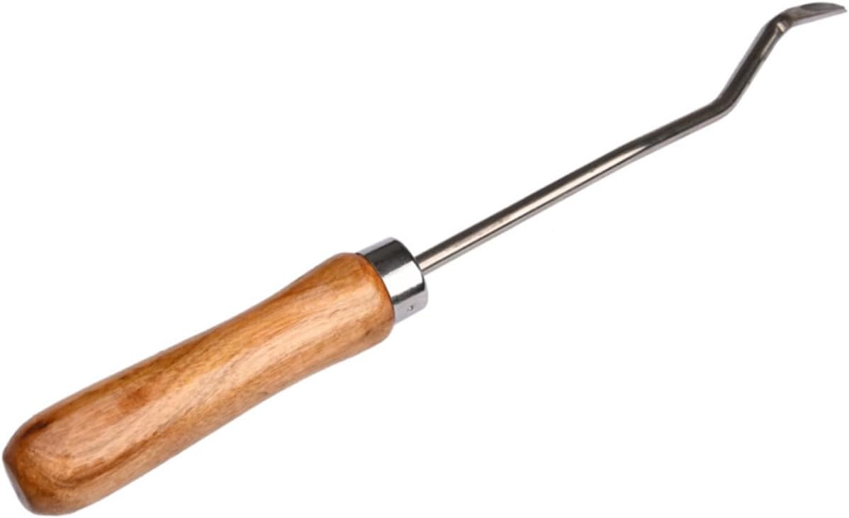 VICASKY Beehive Cleaning Hook for Beekeeping Safe Beehive Beeswax Cleaner | Wood Handle, Metal and Wood Construction, Convenient to Use, for Bees and Beehive Cleaning