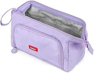 Mamowla Large Pencil Cases for Girls Super Big Pencil Case for Women Zipper Smoothy Pen Case Pouch Holder Stationery Organizer Duarable School Pencil Cases for Teenage Girls Boys Purple