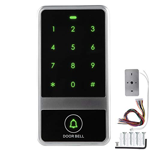 Restokki ID-Kartenleser Touch-Tastatur ID-Kartenleser Passwort Türschloss für Zugangskontroll-Sicherheitssystem(Normal)