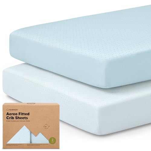 KeaBabies 2-Pack Fitted Crib Sheets