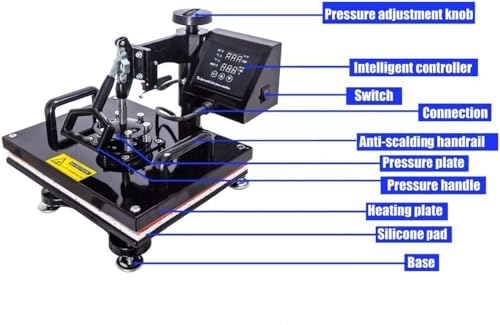 Heat Press Machine, 9 en 1 Combo para Sublimación miniatura 6