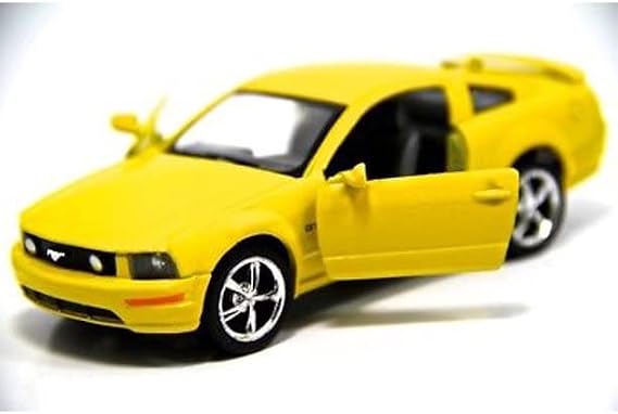 KiNSMART - 2006 Ford Mustang GT 1:38 Scale 5 Die Cast Metal Model Toy Car (4Set)