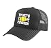 That's My Cousin Softball Cousin of A Softball Player Cousin Trucker Hat with Adjustable Mesh Back, Black