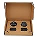 GOWENIC Dome Tweeters for Car, 2Pcs Metallic Iron 140W 4 Ω 2 Way Car Audio Speaker, Universal Dome Tweeter Car Speaker for All Car Audio Systems