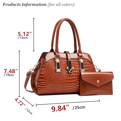 Bolso Satchel de Cuero para Mujer miniatura 4
