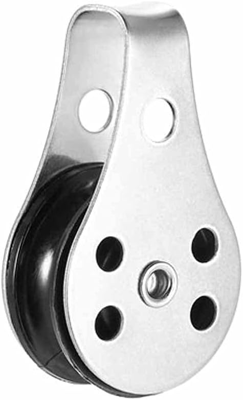 2pcs Marine Grade 316 Stainless Steel Block Tackle Pulley Boat Nautical Tool