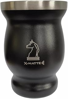 Cuia térmica tradicional mate chimarrão tererê de aço inox copo erva x