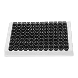 ULTECHNOVO -well Enzymplatten mit Schwarzem Boden und Rahmen aus Kunststoff 360μl Kapazität pro Vertiefung Mittlere Bindung für Präzise Proteinbindungserkennung im Labor