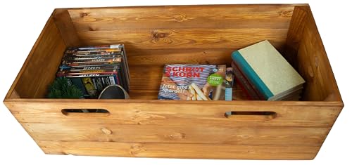 Kistenkolli Altes Land Einschubkiste passend für Billy-Regale in verschiedenen Farben Schublade Holzkiste (1er Set Ocker)