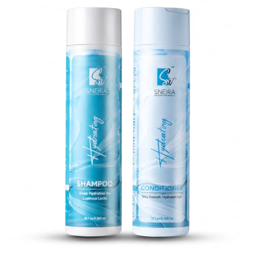 Image of Deep Cleansing & Hydrating Conditioner AND Shampoo For Softening, strengthening & moisturising Hair, Natural | Paraben-free| Silicone-free (COMBO, 600ml) (COMBO)