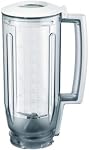 Bosch Blender Attachment for Bosch Universal Plus Mixer | Ideal Mixer Accessory for Blending Bread, Fruit, Ice | TRITAN Co-polyester with Stainless Steel Blades | 6 Cup Capacity