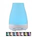 Produktbild Mettime 100ml Aroma Diffuser Ultraschall Luftbefeuchter Oil Düfte Humidifier mit 7 Farben LED,Drei Zeitmessmethoden,Cool Nebel Mit Niedrig Wasser Automatische Abschaltung,für Raum/Büro/Yoga/Spa/Zuhaus