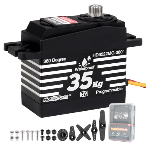 HobbyPark 35kg 360 Degrees Servo Continuous Rotation Coreles