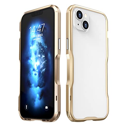 Cadre en métal pour iPhone 14 en alliage d'aluminium ultra robuste protection bumper luxe