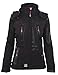 Produktbild Geographical Norway Damen Softshell Outdoor Jacke Black XL