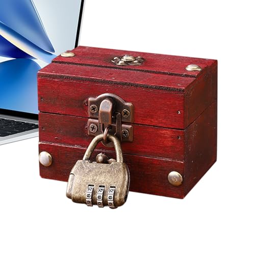 Tktouci de madera con tapa: Almacenamiento