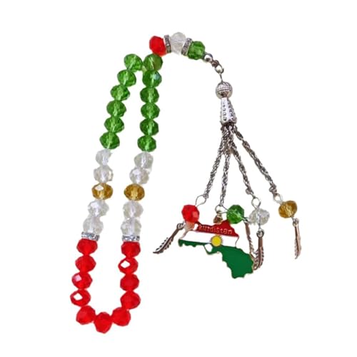 手作り 33 ビーズサンダルウッド Tasbih セットポータブルアクセサリー日常着用 Dhikr とスピリチュアルな反射数珠