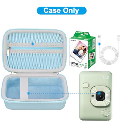 Funda Protectora para Cámara Instax Mini LIPLAY Azul miniatura 2