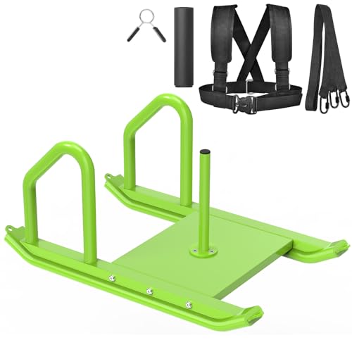 Kipika Gewichtsschlitten, Workout Schlitten, Fitness Krafttraining Schlitten, Speed Training Schlitten für Training Outdoor, Verbessert Geschwindigkeit und Muskelkraft, Geeignet für 1 & 2