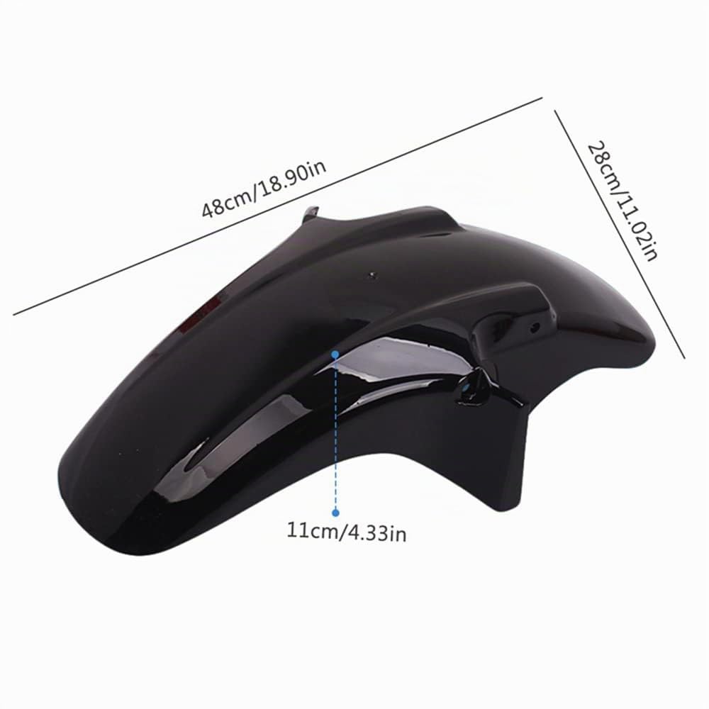 TPARIS Moto Avant Garde-Boue Carénage pour Honda CB600 CB600F Hornet 600 1998-2006 Splash Boue Garde Couvercle Cadre Durable Avant Roue Extension Pad,Black Style