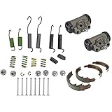 Speedway Motors Rear Drum Brake Rebuild Kit, Includes Brake Shoes, Wheel Cylinders and Hardware, OE Style...