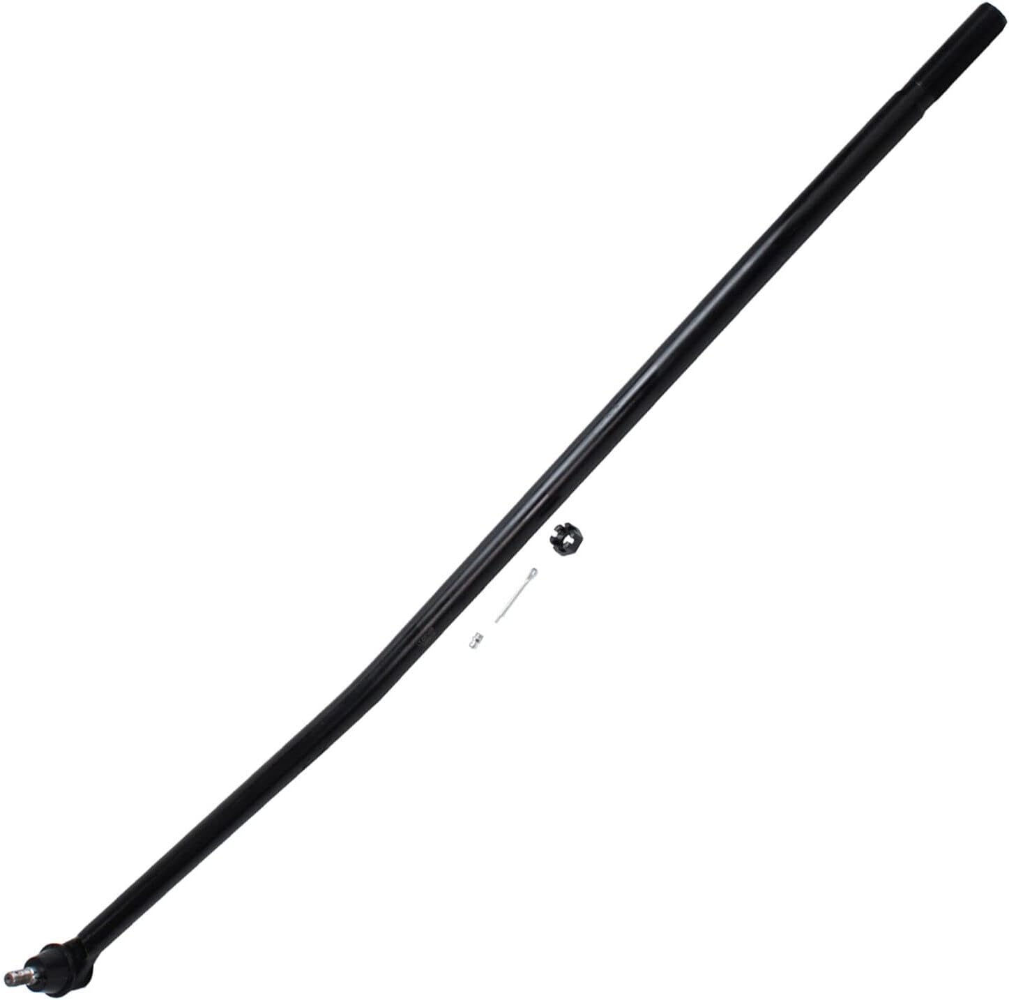 Detroit Axle - 4WD Front Left Drag Links for 1998-1999 Dodge Ram 1500 2500, Driver Side Tie Rod Steering Drag Link Replacement