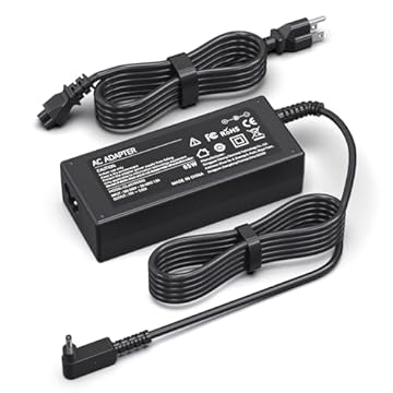Carregador de Notebooks 19V para Acer Aspire 5 A515-56-36UT Slim A515-54 Spin 1 3 5 Swift 3 SA-271 Chromebook C720 C740 Pa-1450-26 Adaptador AC Cabo de Alimentação