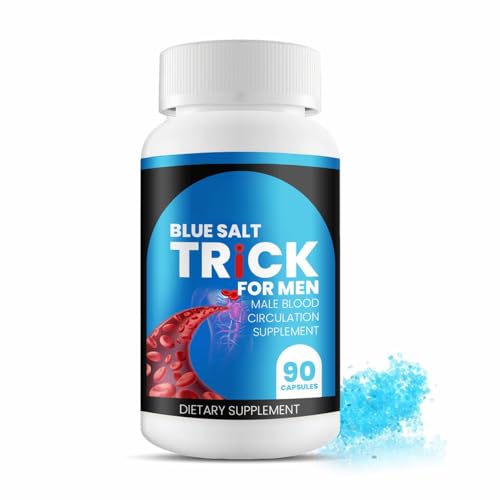 Blue Salt - Truco de sal azul para mejorar los hombres, vitaminas, minerales y aminoácidos, ayudando a mantener la energía, la claridad mental y la vitalidad