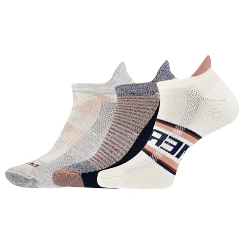 Image of Merrell Unisex Adult Cushioned Low Cut Tab Socks (3-Pair)
