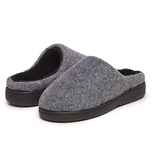 Lucky Brand Boy's Faux Wool Clog Slippers With Memory Foam #TOP2