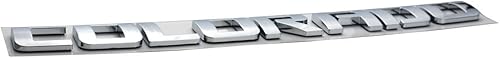 Miniatura 2 de Aimoll 1 emblema de letras de Colorado, insignias adhesivas 3D brillantes para GM Silverado (cromado)