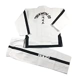 Taekwondo Gi zestaw mundurowy Taekwondo ITF standardowy mundur TKD garnitur z paskiem 200 cm, 4-6dan, Suitable for 200cm height