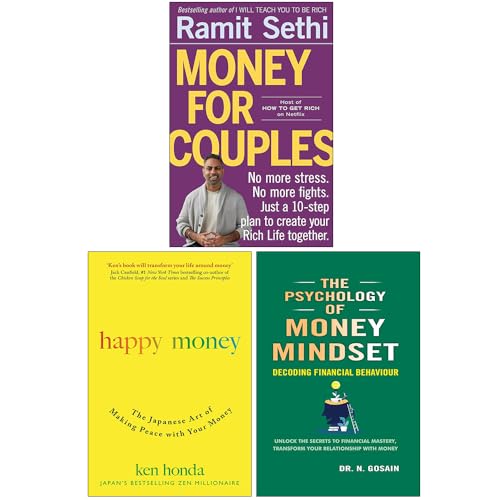 Money For Couples, Happy Money & The Psychology Of Money Mindset 3 Books Collection Set