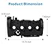 WATERWICH Engine Valve Cover with Gasket & Bolts Compatible with Audi A4, A4 Quattro 2005-2009 2.0L L4 Replacement for 06D103469N, 06D103469J, 06D103469L