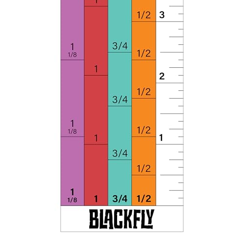 Magnetic Sawmill Scale 36" - 1/2, 3/4, 1 & 1-1/8" Bottom Up - Removable Scale for Mills with Fixed Ruler