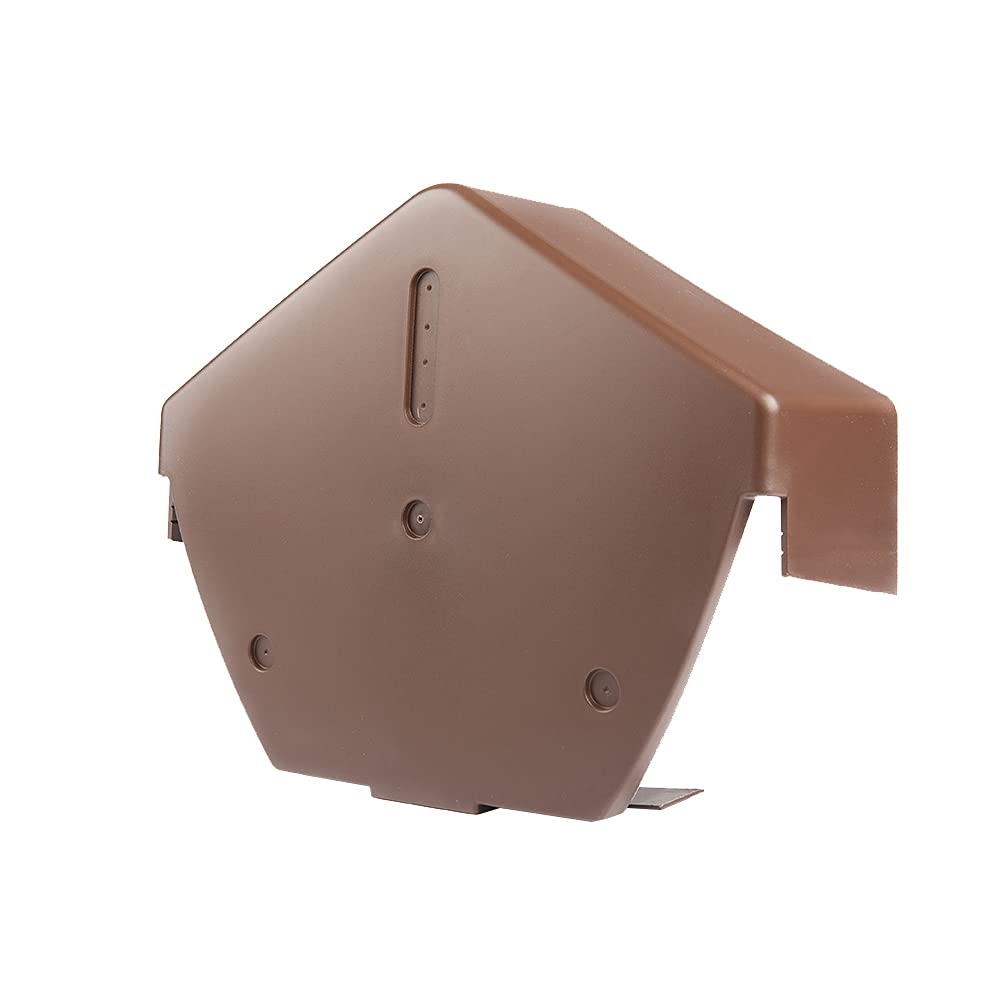Timloc Brown 99108 Dry Fix Verge System For Profiled Roof Tiles-Angled Ridge Cap