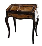 Casa Padrino Barock Sekretär Casa Padrino Barock Sekretär Mahagony Braun - 74 x 45 x H 88 cm - Sekretär Antik Stil