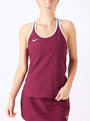 Nike Women`s Team Slam Tank (Bardo(840171-670)/White, Large)