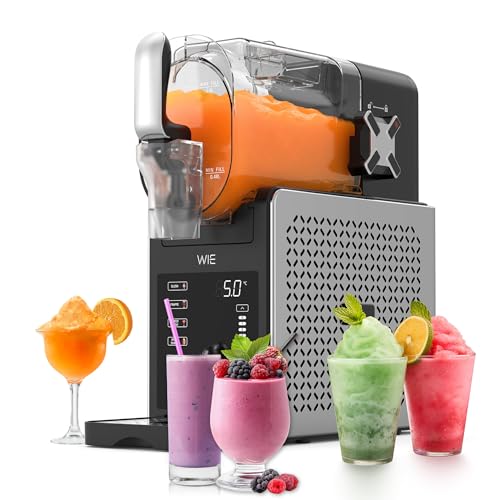 WIE 2.6L Slush Maschine mit 6 Presets, Slushie Maschine Selbstreinigung, Slush Eis Maschine für Zuhause, Bar, Cocktails Slushie, Milchshakes, Frappés Slushie Eis Maker
