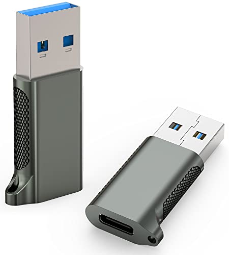EZColoris USB C Female to USB A Male Adapter 3.1 Gen 2 - True 10Gbps Type C to USB Converter Support Charging, Audio, Data Transfer USB-C Adapter