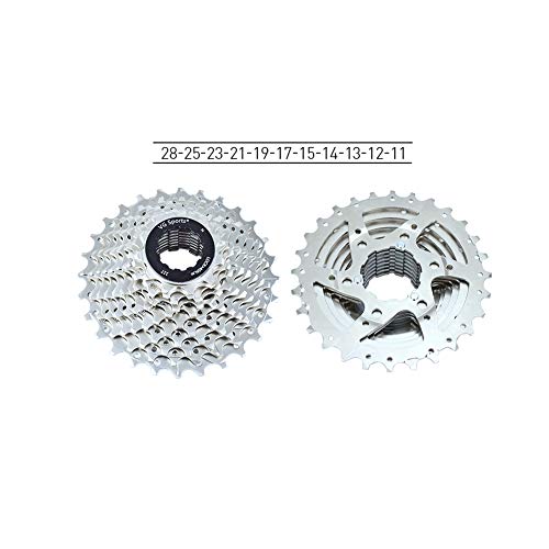 Bibike 8/9/10/11 Speed Bike Cassette 11-25T/11-28T/11-32T/11-36T Lightweight Road Bike Cassette Compatible with Shimano Sram(Except Sram XD)