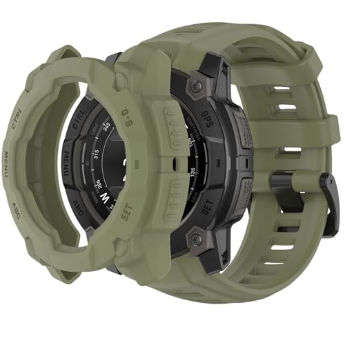 Correas de silicona para Garmin Instinct 3 AMOLED 45mm/50mm miniatura 1